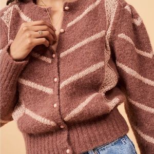 ROUJE Paris Tina Cardigan Sweater us4/36